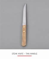 Image result for Steak Knife Black Handle