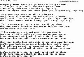 Image result for Don't You Cry No More