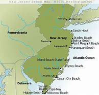 Image result for New Jersey Beach Map