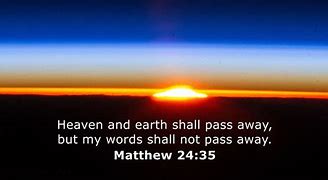 Image result for Matthew 24:35 KJV