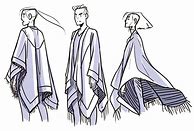 Image result for Hooded Cloak Drawing Reference