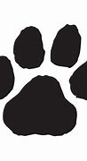 Image result for Yellow and Black Paw Print