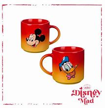 Image result for Donald Duck and Mickey Mouse Red Mug