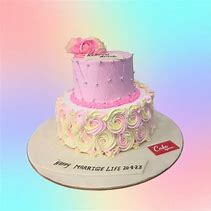 Image result for Little Girl Birthday Cake Pink Flower