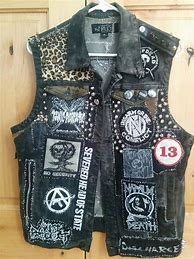 Image result for Studded Punk Vest