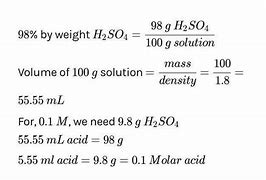 Image result for Concentrated H2SO4