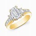 Image result for Pear and Emerald Cut Diamond Ring