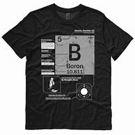 Image result for Boron Argon Boeon Shirt