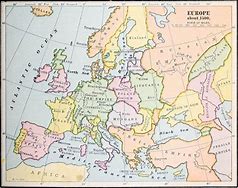 Image result for Europe Map 1500