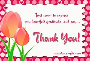 Image result for Simple Thank You Message