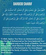 Image result for Darood Sharif English