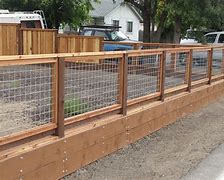 Image result for Wood Hog Wire Fence Gate