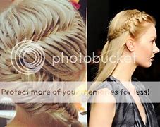 Image result for Fishtail Braid with Bangs