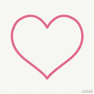 Image result for Pink Heart Neon Outline