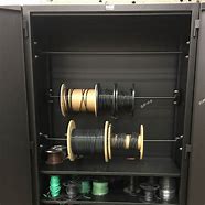 Image result for Wire Spool Rack Cart