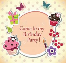 Image result for Birthday Invitation Clip Art