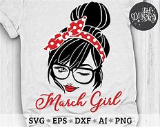 Image result for March Girl SVG