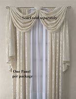 Image result for Lace Window Curtains with Attached Valance