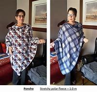 Image result for No Sew Fleece Poncho