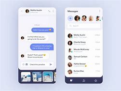 Image result for Chat App Interface Design