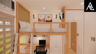 Image result for Loft Bed in Small Space