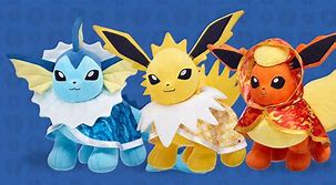 Image result for Pokemon Build a Bear Eeveelutions