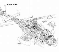 Image result for Bell 222 Drawing