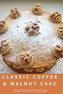 Image result for Classic Coffee and Walnut Cake