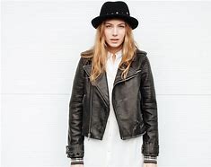 Image result for Metallic Faux Leather Jacket