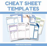 Image result for Excel Cheat Sheet Template