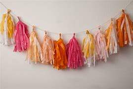 Image result for Tissue Paper Garland