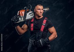 Image result for Logger Chainsaw