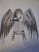 Image result for Gothic Emo Angel Drawing