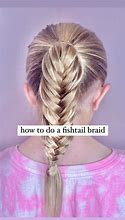 Image result for Fishtail Braid with Bangs