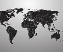 Image result for World Map Simple Black and White