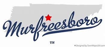 Image result for Printable Map of Murfreesboro TN