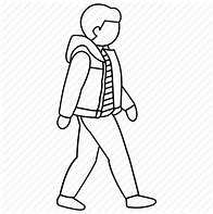 Image result for Boy Walking Drawing