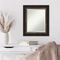 Image result for Black Beveled Wall Mirror