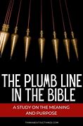 Image result for Plumb Line in the Bible