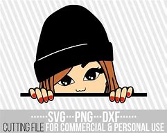 Image result for Peeking Lady SVG