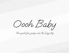 Image result for Oooh Baby Font