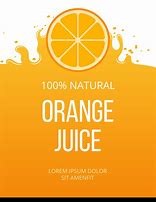 Image result for Orange Juice Label