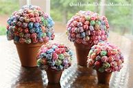 Image result for Flower Pot Candy Bouquet