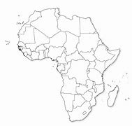 Image result for Clear Map of Africa