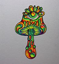 Image result for Trippy Mushroom Drawing