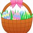 Image result for Pretty Easter Basket Clip Art