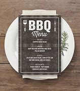 Image result for A4 Menu BBQ