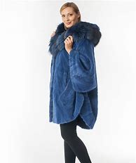 Image result for Dyed Fox Fur Coat