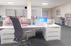 Image result for Anime Office Room