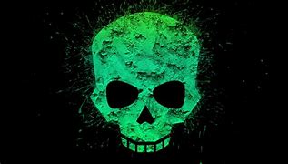 Image result for Green Skull Art